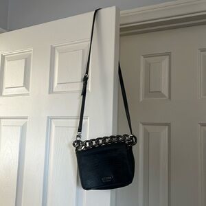 Guess Black Crossbody Purse With Removable Strap